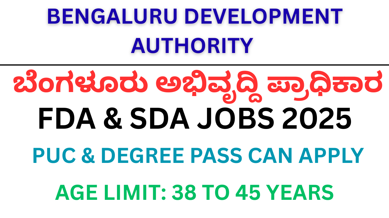 BDA Recruitment 2025