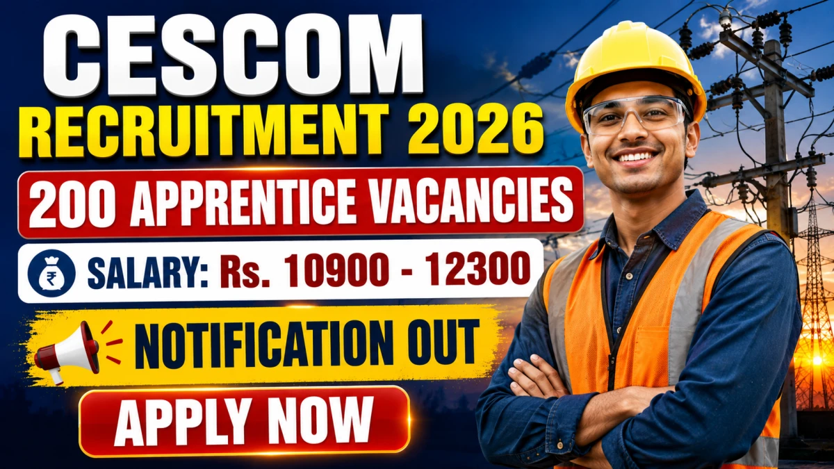 CESCOM Apprentice Recruitment 2026