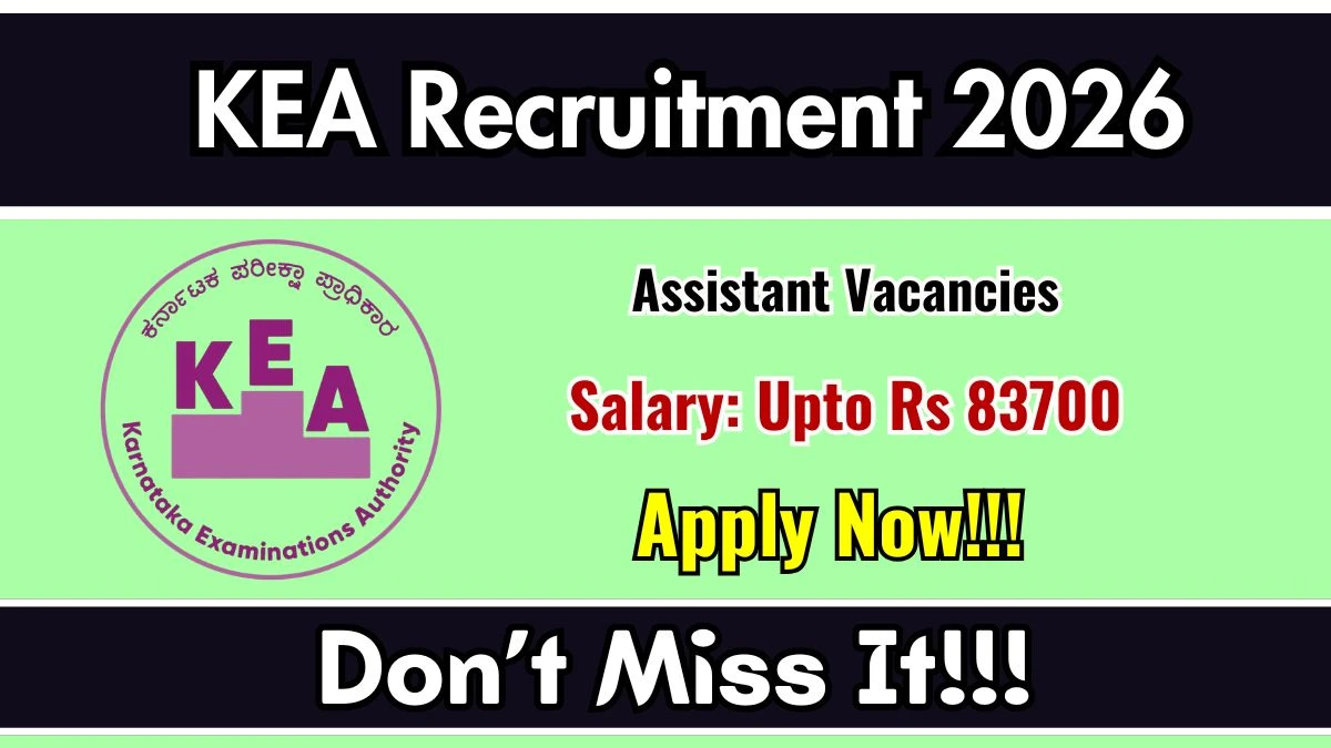 KEA Assistant Recruitment 2026